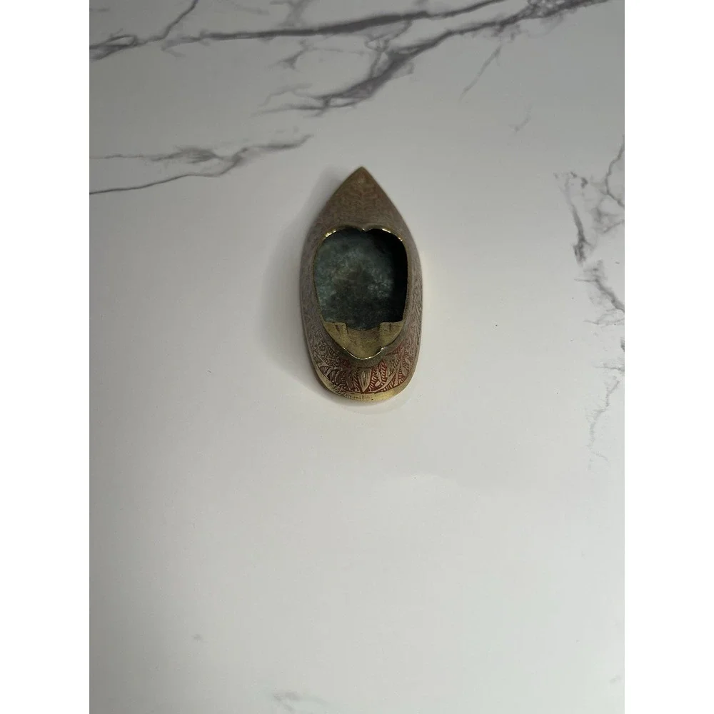 4 inch‎ Brass Shoe Slipper Ashtray